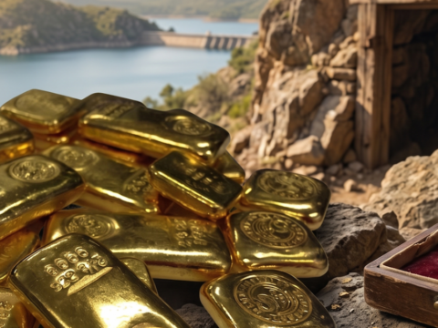 350 nufuslu kasabada turistlere her gun altin veriliyor t37khNlr